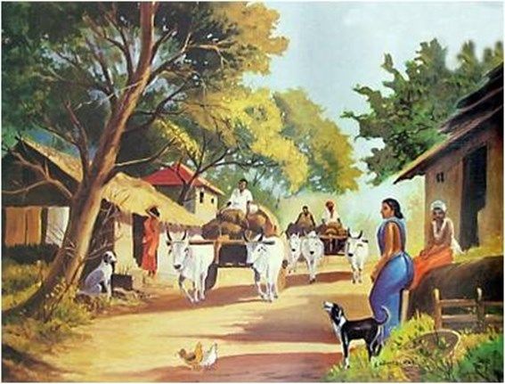 किसी के इश्क में पागल सा मेरा गाँव.... किसी के इश्क में पागल सा मेरा गाँव....
