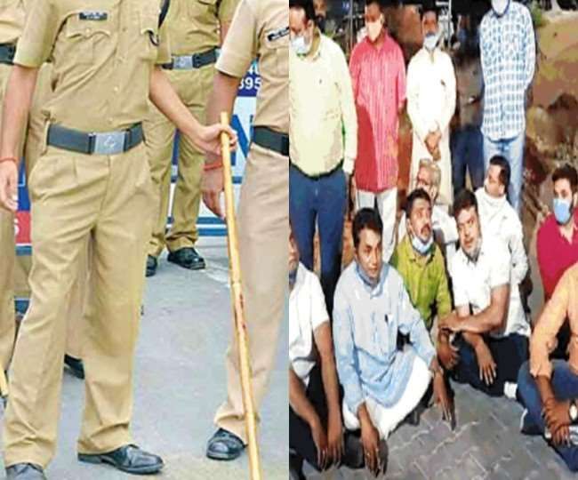 यूपी पुलिस का कारनामा, मास्क नहीं लगाने पर युवक से कहा- 100 रुपये दो, नहीं तो कर देंगे एनकाउंटर