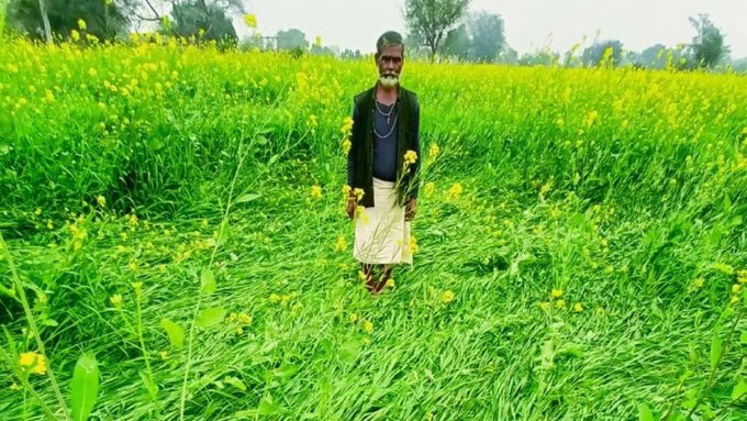 महोबा में बारिश व ओलाकृष्टि का कहर,   खेत में बिछ गईं फसलें