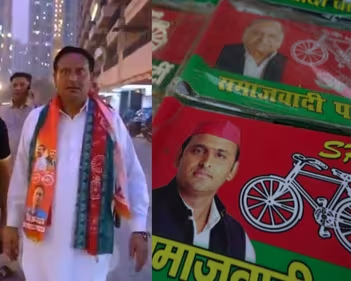 गाजियाबाद में वोटिंग से पहले बांटे गए सूट, मुकदमा दर्ज गाजियाबाद में वोटिंग से पहले बांटे गए सूट, मुकदमा दर्ज