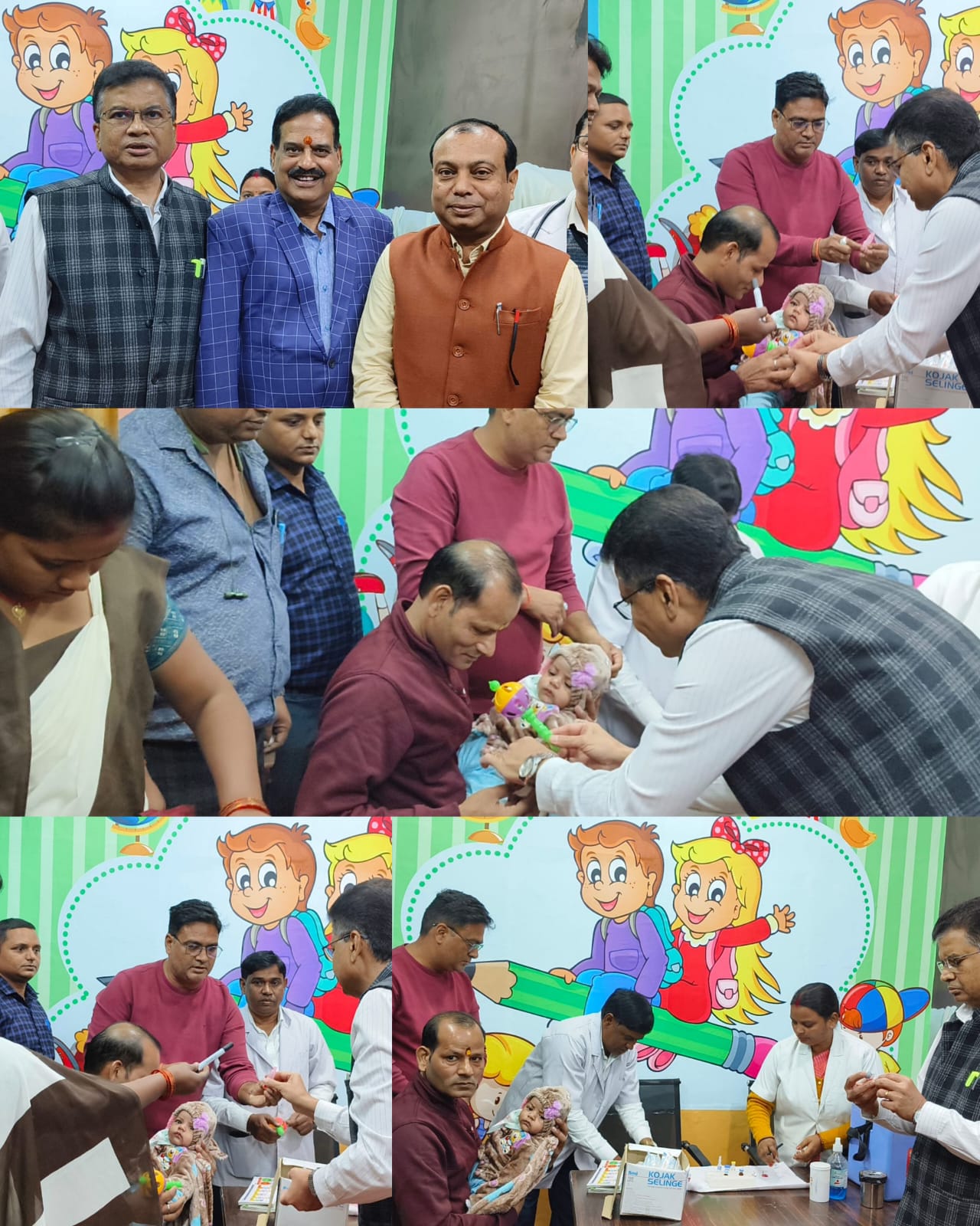 चंदौली में आदर्श टीकाकरण केंद्र का हुआ उद्घाटन,सीएमओ ने कहा - अब सातों दिन लगेगें बच्चों को निःशुल्क टीका... चंदौली में आदर्श टीकाकरण केंद्र का हुआ उद्घाटन,सीएमओ ने कहा - अब सातों दिन लगेगें बच्चों को निःशुल्क टीका...