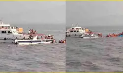 मुंबई में गेटवे ऑफ इंडिया से एलिफेंटा जा रही बोट समंदर में पलटी, 13 की मौत, 101 लोगों को किया गया रेस्क्यू मुंबई में गेटवे ऑफ इंडिया से एलिफेंटा जा रही बोट समंदर में पलटी, 13 की मौत, 101 लोगों को किया गया रेस्क्यू