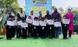 दिल्ली पब्लिक के छात्रों को मिला पुरस्कार