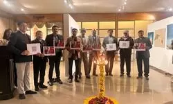 Lucknow - Synapse International Art Gallery organized art exhibition at Centrum Hotel. Lucknow - Synapse International Art Gallery organized art exhibition at Centrum Hotel.