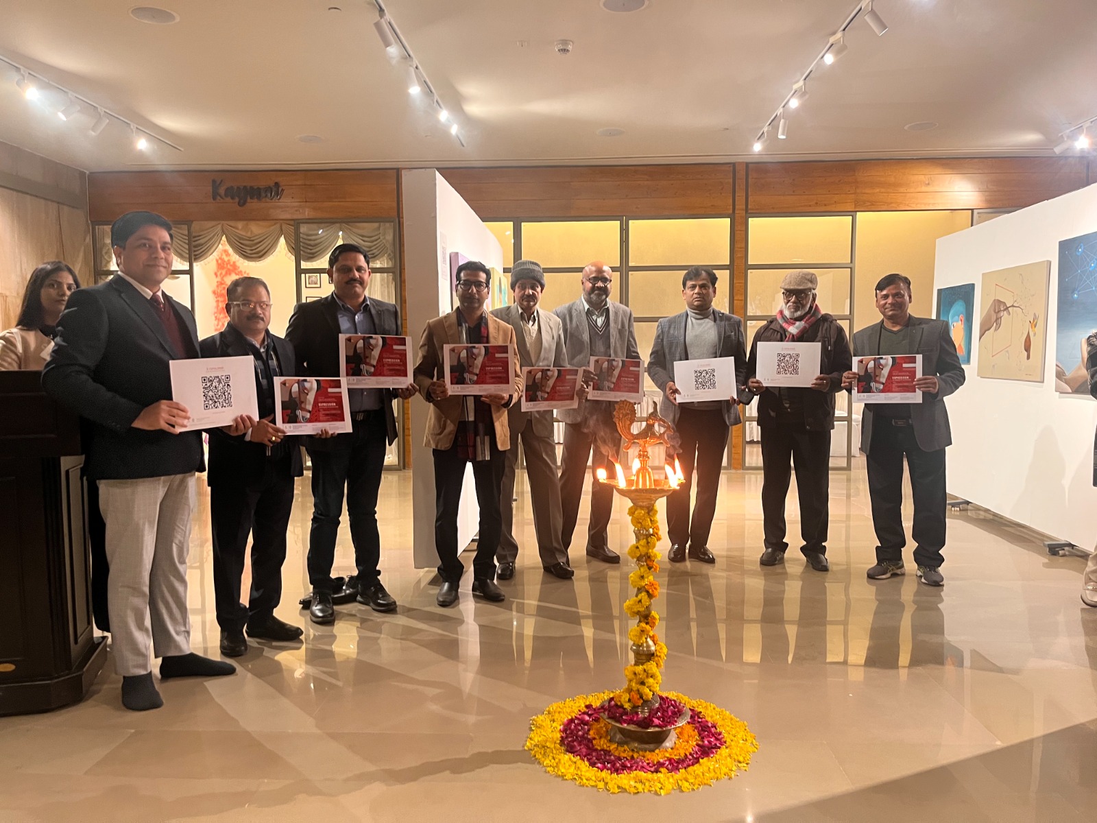 Lucknow - Synapse International Art Gallery organized art exhibition at Centrum Hotel. Lucknow - Synapse International Art Gallery organized art exhibition at Centrum Hotel.