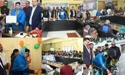 चंदौली:राज्यसभा सांसद दर्शना सिंह की मौजूदगी में वितरित हुआ घरौनी प्रमाण - पत्र...