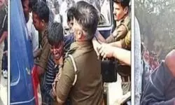 रामपथ पर अतिक्रमण हटाने के दौरान पुलिस व दुकानदारों में हाथापाई ... रामपथ पर अतिक्रमण हटाने के दौरान पुलिस व दुकानदारों में हाथापाई ...