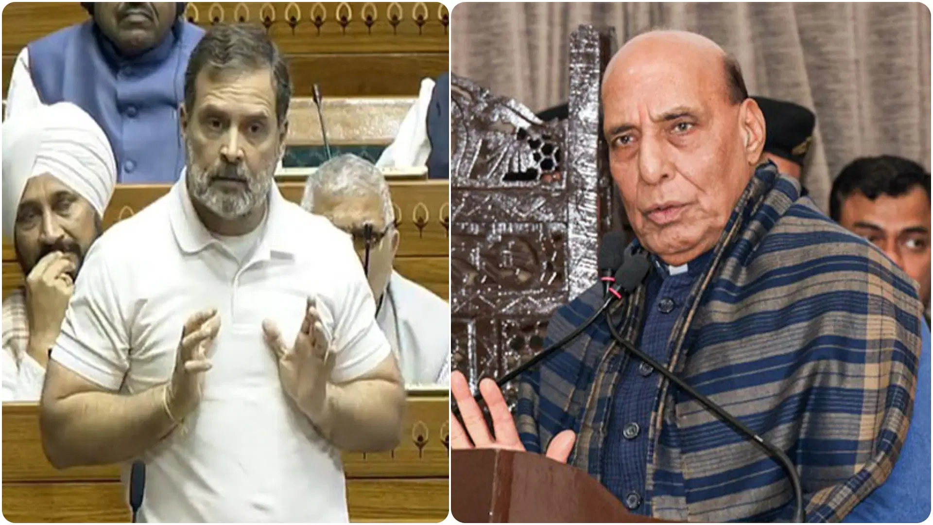 गैरजिम्मेदार राजनीति में लिप्त हैं नेता विपक्ष, जानें राहुल गांधी के किस बयान पर बरसे राजनाथ सिंह गैरजिम्मेदार राजनीति में लिप्त हैं नेता विपक्ष, जानें राहुल गांधी के किस बयान पर बरसे राजनाथ सिंह