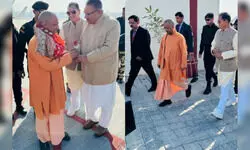 सीएम योगी भतीजी की शादी में शामिल होने उत्तराखंड स्थित अपने पैतृक गांव पहुंचे सीएम योगी भतीजी की शादी में शामिल होने उत्तराखंड स्थित अपने पैतृक गांव पहुंचे