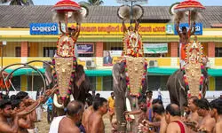 केरल: मंदिर में वार्षिक उत्सव के बीच हाथी का उत्पात, महावत को कुचलकर मार डाला, दुकानें-वाहन भी तोड़े केरल: मंदिर में वार्षिक उत्सव के बीच हाथी का उत्पात, महावत को कुचलकर मार डाला, दुकानें-वाहन भी तोड़े