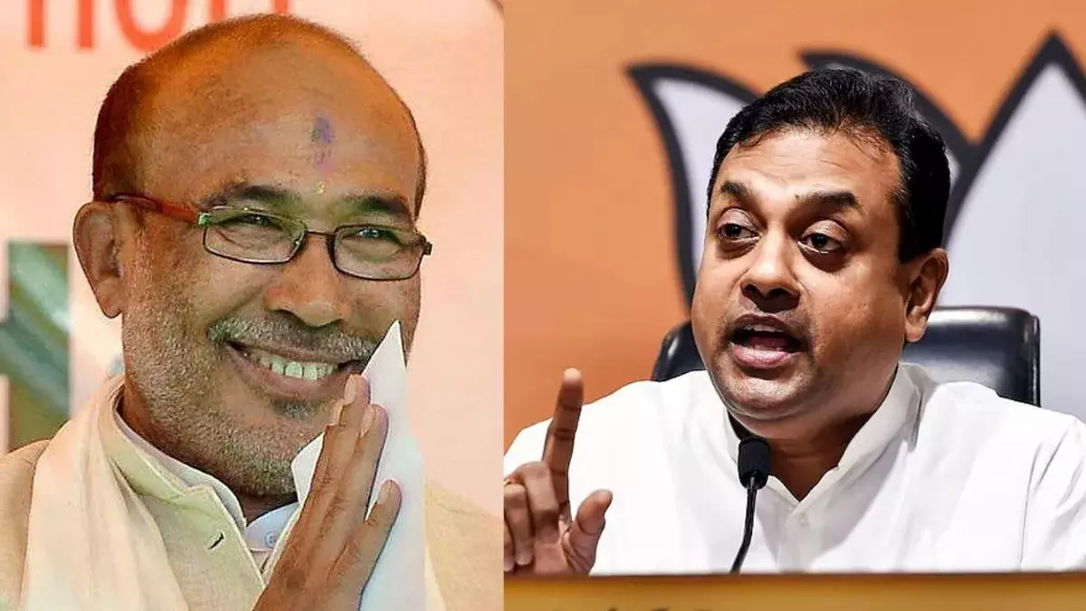 मणिपुर में सीएम के इस्तीफे के बाद उथल-पुथल जारी, संबित पात्रा ने BJP विधायकों के साथ की बैठक मणिपुर में सीएम के इस्तीफे के बाद उथल-पुथल जारी, संबित पात्रा ने BJP विधायकों के साथ की बैठक