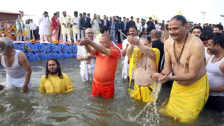 BJP अध्यक्ष नड्डा ने महाकुंभ में लगाई आस्था की डुबकी, 60 करोड़ के पार पहुंचा श्रद्धालुओं का आंकड़ा BJP अध्यक्ष नड्डा ने महाकुंभ में लगाई आस्था की डुबकी, 60 करोड़ के पार पहुंचा श्रद्धालुओं का आंकड़ा