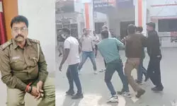 मिर्जापुर में थाना प्रभारी को घसीटते हुए ले गई एंटी करप्शन की टीम, 30 हजार घूस लेते रंगे हाथ पकड़ा