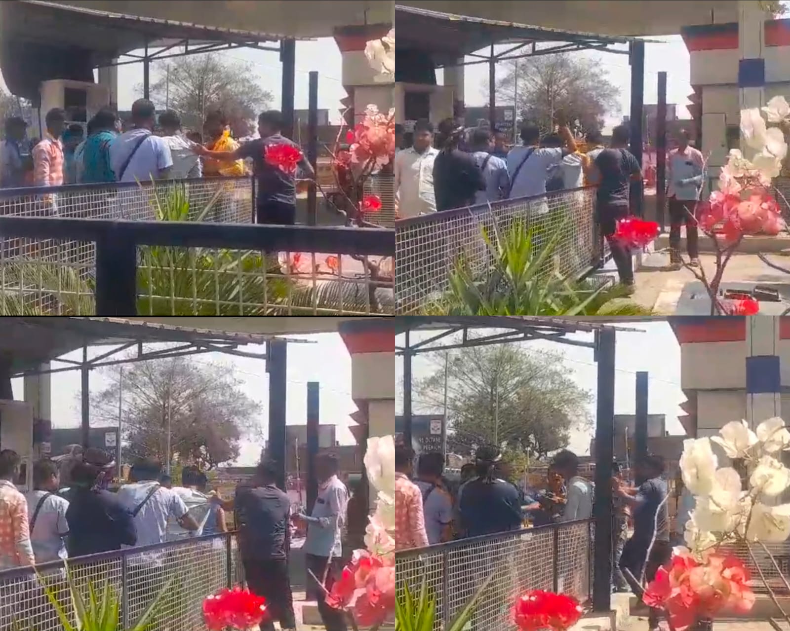 पेट्रोल पंप पर मारपीट का वीडियो वायरल, जांच में जुटी पुलिस