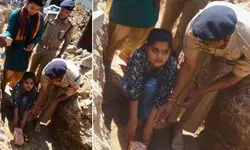 संभल के दीपा सराय पुलिस चौकी का निर्माण शुरू; भूमिपूजन हुआ, एएसपी ने मुस्लिम बच्ची इनाया ने रखवाई नींव