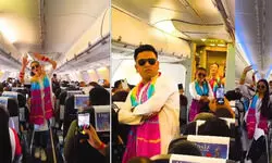 बलम पिचकारी, जो तूने मुझे मारी..., स्पाइसजेट के एयर होस्टेस ने लगाया होली पर डांस का तड़का; देखिए VIDEO