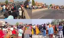 चंदौली में मासूम के संग दुष्कर्म: आक्रोशित ग्रामीणों ने हाइवे लगाया चक्काजाम,आरोपी को गिरफ्तार करने की मांग...!