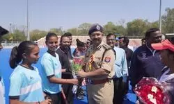 डीआईजी केशव चौधरी ने राज्य महिला हॉकी प्रतियोगिता का किया उद्घाटन