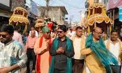 बाराबंकी में महावीर स्वामी की भव्य शोभायात्रा