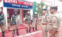 नगर थानें के आकस्मिक निरीक्षण करने पहुंचे अपर पुलिस अधीक्षक ओम प्रकाश सिंह