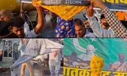 पहलगाम आतंकी हमले के विरोध में पूर्व सैनिकों का विरोध प्रदर्शन, पाकिस्तान का पुतला दहन कर जताया आक्रोश