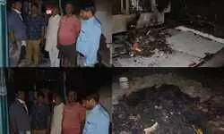 चन्दौली में शॉर्ट सर्किट से भड़की भीषण आग, लाखों का नुकसान