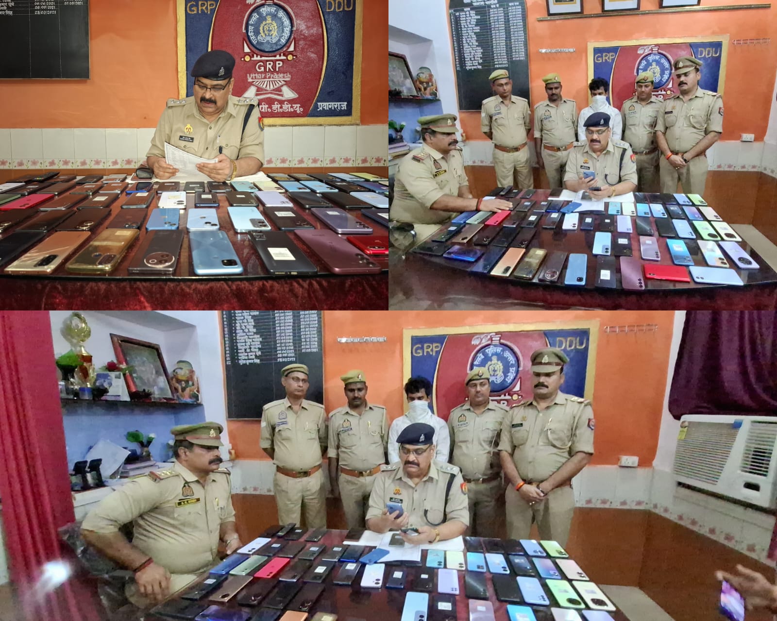 चंदौली में बड़ा मोबाइल चोरी रैकेट बेनकाब: डीडीयू जीआरपी की कार्रवाई में 61 महंगे ब्रांडेड मोबाइल फोन बरामद, शातिर चोर साजन शेख गिरफ्तार चंदौली में बड़ा मोबाइल चोरी रैकेट बेनकाब: डीडीयू जीआरपी की कार्रवाई में 61 महंगे ब्रांडेड मोबाइल फोन बरामद, शातिर चोर साजन शेख गिरफ्तार
