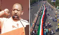 सीएम योगी बोले- सेंध लगाई तो नहीं मिलेगा जनाजे में रोने वाला; यूपी में दो हजार फीट लंबी तिरंगा यात्रा