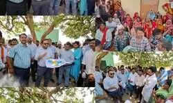 बिना मुआवजा अधिग्रहण पर गरमाया बंदरगाह निर्माण का मामला: ग्रामीणों ने लौटाई प्रशासनिक टीम, बुलडोजर भी वापस