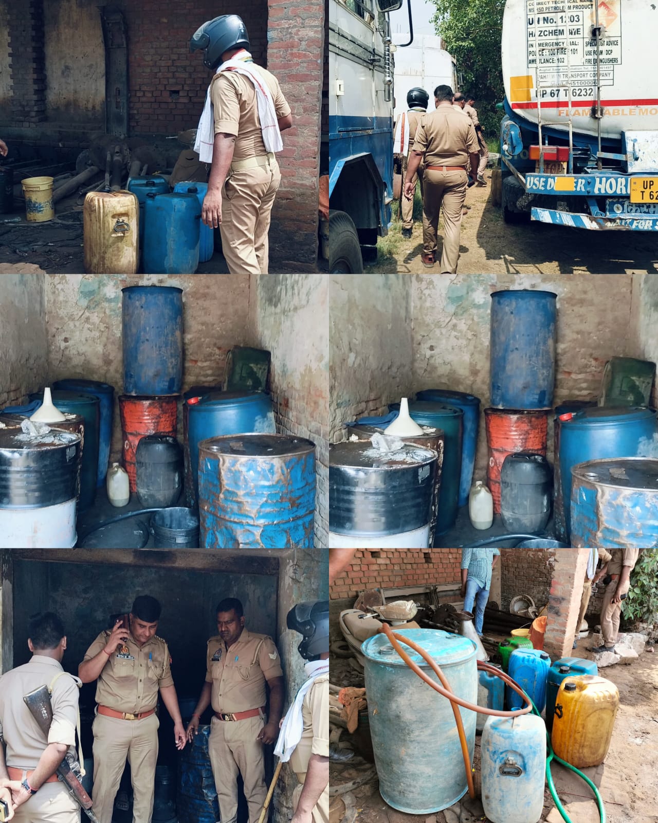 अलीनगर में तेल माफिया पर फिर टूटा कानून का कहर:छापेमारी में तीन ड्रम तेल, 160 लीटर अवैध डीजल और उपकरण बरामद... अलीनगर में तेल माफिया पर फिर टूटा कानून का कहर:छापेमारी में तीन ड्रम तेल, 160 लीटर अवैध डीजल और उपकरण बरामद...