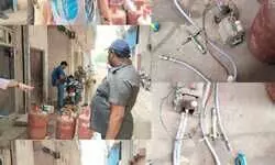भीड़भाड़ में चल रहा था गैस रिफिलिंग का खतरनाक खेल, छापेमारी में उजागर हुआ बड़ा गोरखधंधा भीड़भाड़ में चल रहा था गैस रिफिलिंग का खतरनाक खेल, छापेमारी में उजागर हुआ बड़ा गोरखधंधा