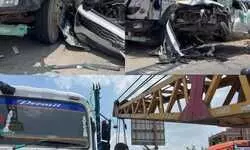 चंदौली में बड़ा हादसा टला: ओवरलोड ट्रकों के बीच पिसी कार, सवार चमत्कारिक रूप से सुरक्षित!