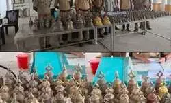 मन्दिरों के घंटों की गूंज लौटाई पुलिस ने: चोरी के 394 घंटे, मुकुट और मूर्ति की आंखें बरामद, चार शातिर गिरफ्तार