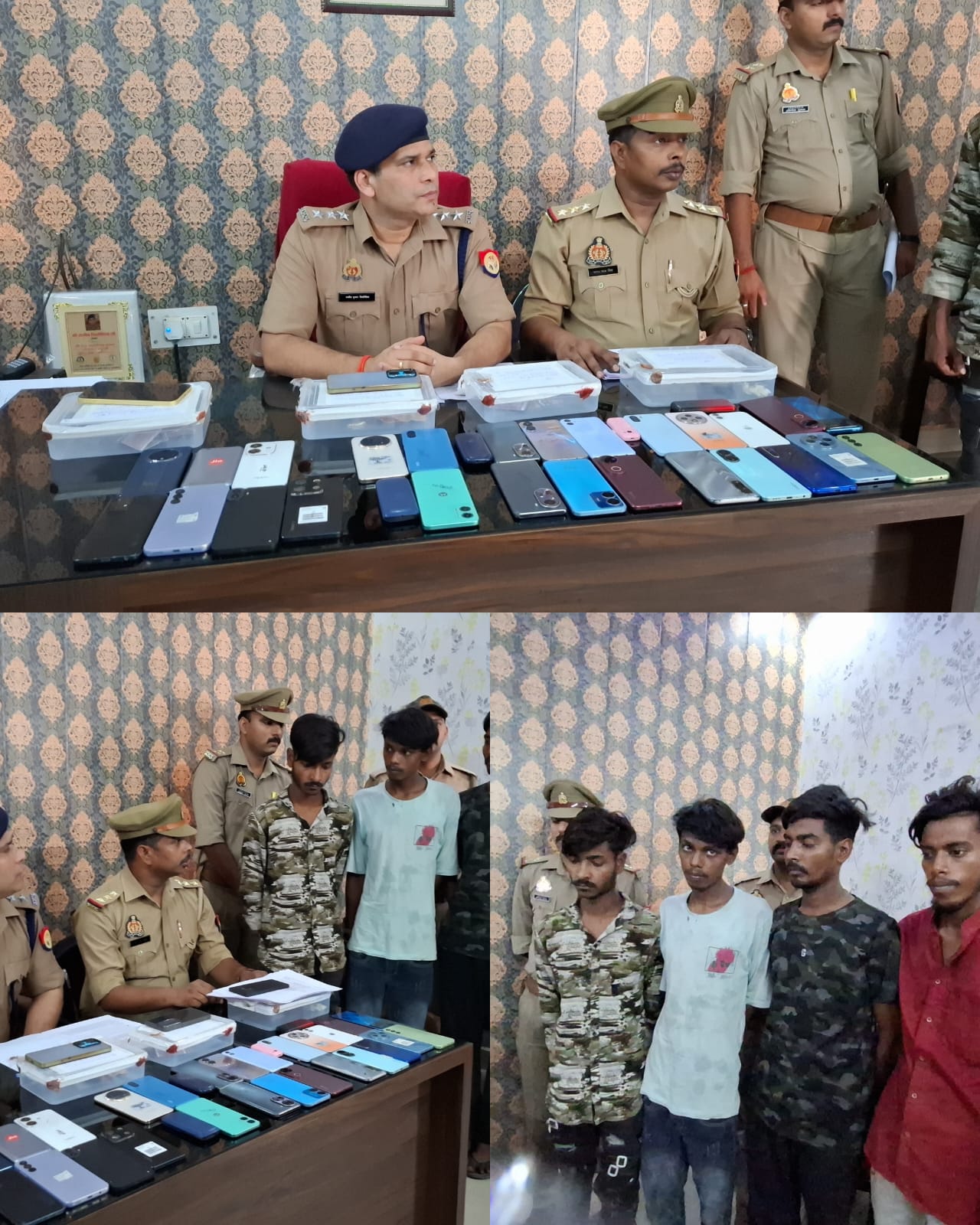 चंदौली में मोबाइल चोर गिरोह का भंडाफोड़: सरगना समेत चार दबोचे, 5.30 लाख के स्मार्टफोन बरामद चंदौली में मोबाइल चोर गिरोह का भंडाफोड़: सरगना समेत चार दबोचे, 5.30 लाख के स्मार्टफोन बरामद