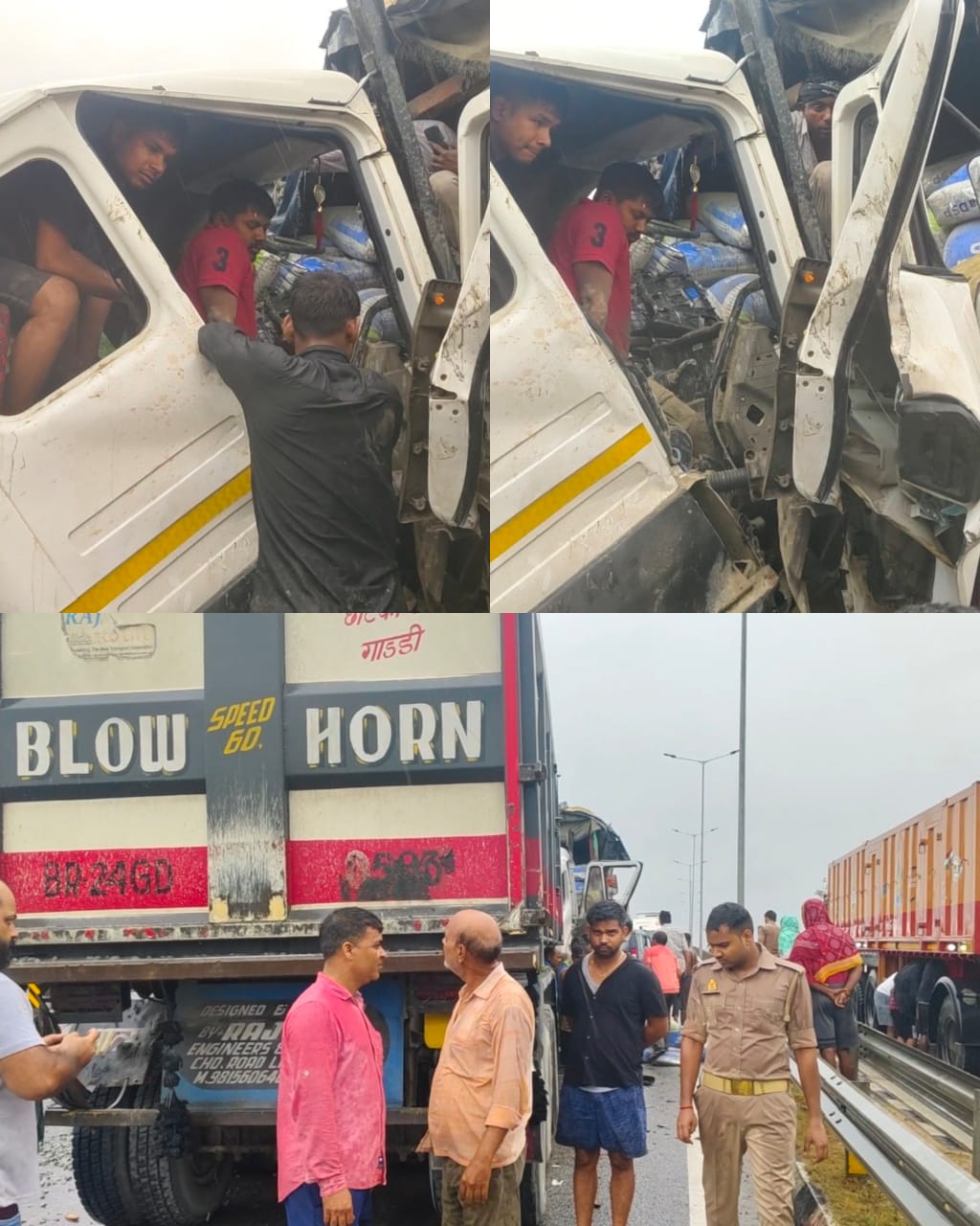 कालिख पोती नंबर प्लेट, रफ्तार बनी काल: एनएच-19 पर डंफर ट्रक से टकराया, दो घंटे से अधिक समय तक रेस्क्यू के बाद चालक निकला बाहर कालिख पोती नंबर प्लेट, रफ्तार बनी काल: एनएच-19 पर डंफर ट्रक से टकराया, दो घंटे से अधिक समय तक रेस्क्यू के बाद चालक निकला बाहर