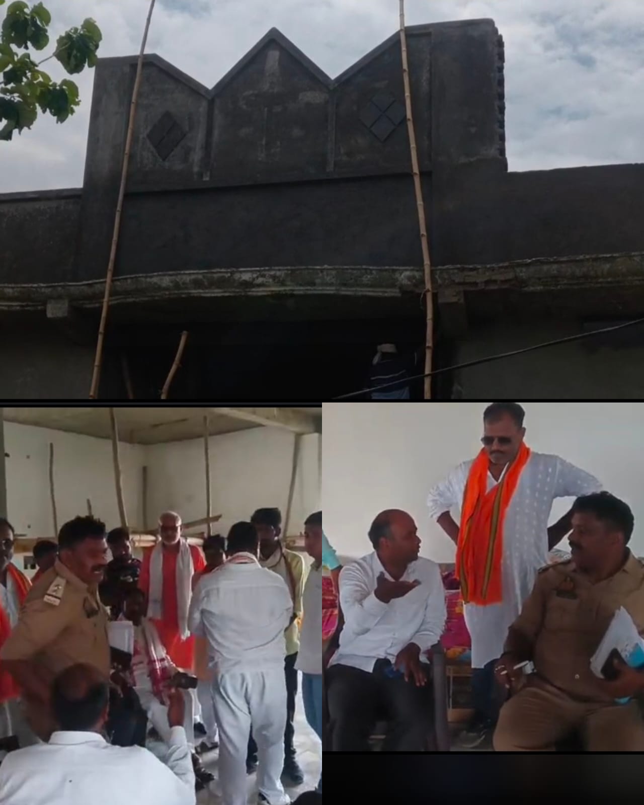 आवासीय भूमि पर बन रहा था अवैध चर्च, पुलिस ने हटवाया चर्च का ढांचा – दो गिरफ्तार, कई लोगों से पूछताछ... आवासीय भूमि पर बन रहा था अवैध चर्च, पुलिस ने हटवाया चर्च का ढांचा – दो गिरफ्तार, कई लोगों से पूछताछ...