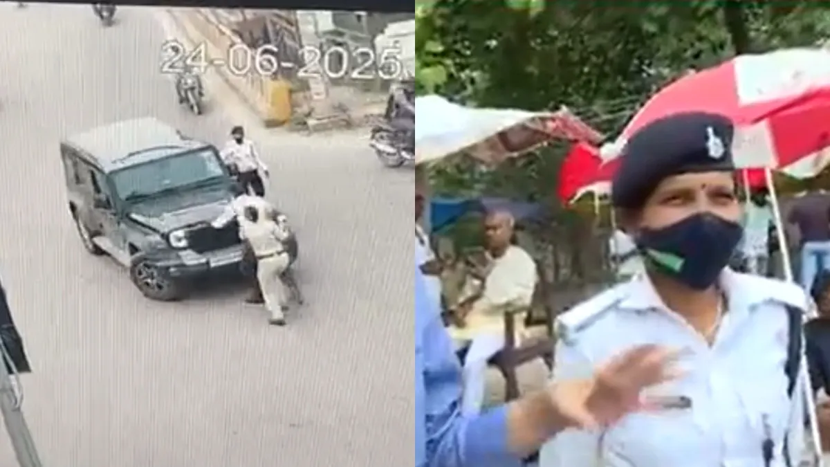 पटना: थार से पुलिसकर्मियों को कुचलने की कोशिश करने वाला साहिल गिरफ्तार, पुलिस ने गाड़ी भी जब्त की पटना: थार से पुलिसकर्मियों को कुचलने की कोशिश करने वाला साहिल गिरफ्तार, पुलिस ने गाड़ी भी जब्त की