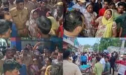 चंदौली में घायल मजदूर की मौत के बाद बवाल: शव लेकर जा रही पुलिस पर परिजनों का विरोध, लाठीचार्ज का आरोप