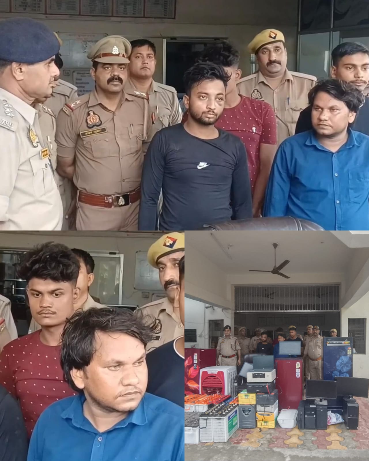 स्कूल–पंचायत भवन से चोरी करने वाला गिरोह धराया, ₹11 लाख का सामान बरामद स्कूल–पंचायत भवन से चोरी करने वाला गिरोह धराया, ₹11 लाख का सामान बरामद