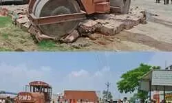 चंदौली में 15 लाख की शराब नष्ट, 292 पेटी का किया गया विनष्टीकरण चंदौली में 15 लाख की शराब नष्ट, 292 पेटी का किया गया विनष्टीकरण