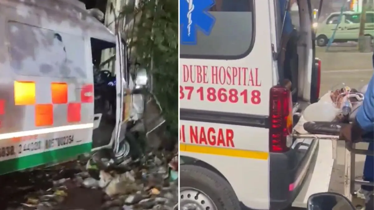 गाजियाबाद -तेज रफ्तार एंबुलेंस ने कई कांवड़ियों को कुचला, 2 की मौत और 3 गंभीर रूप से घायल