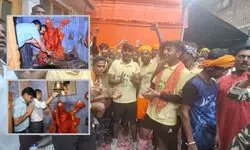 संभल -कार्तिकेय महादेव का 46 साल बाद जलाभिषेक, महाशिवरात्रि पर खुले मंदिर के कपाट; जल चढ़ाने उमड़ पड़े भक्त