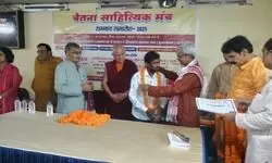 गोलेन्द्र पटेल  को शब्द शिल्पी सम्मान