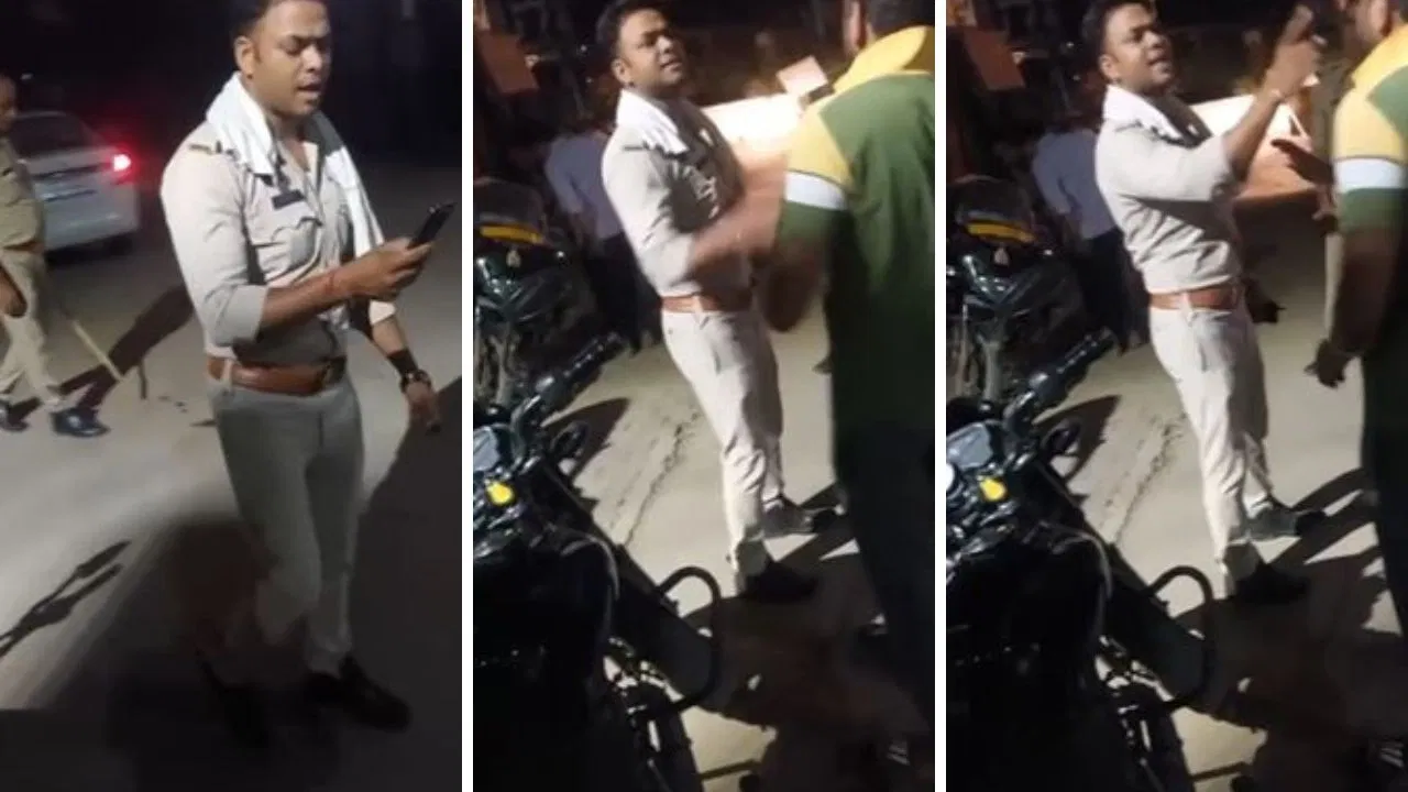 बागपत में वर्दी की हनक, थप्पड़ बरसाता पुलिस वाला बोला- जितना बोलेगा उतना मारूंगा, शांति से खड़ा रह…
