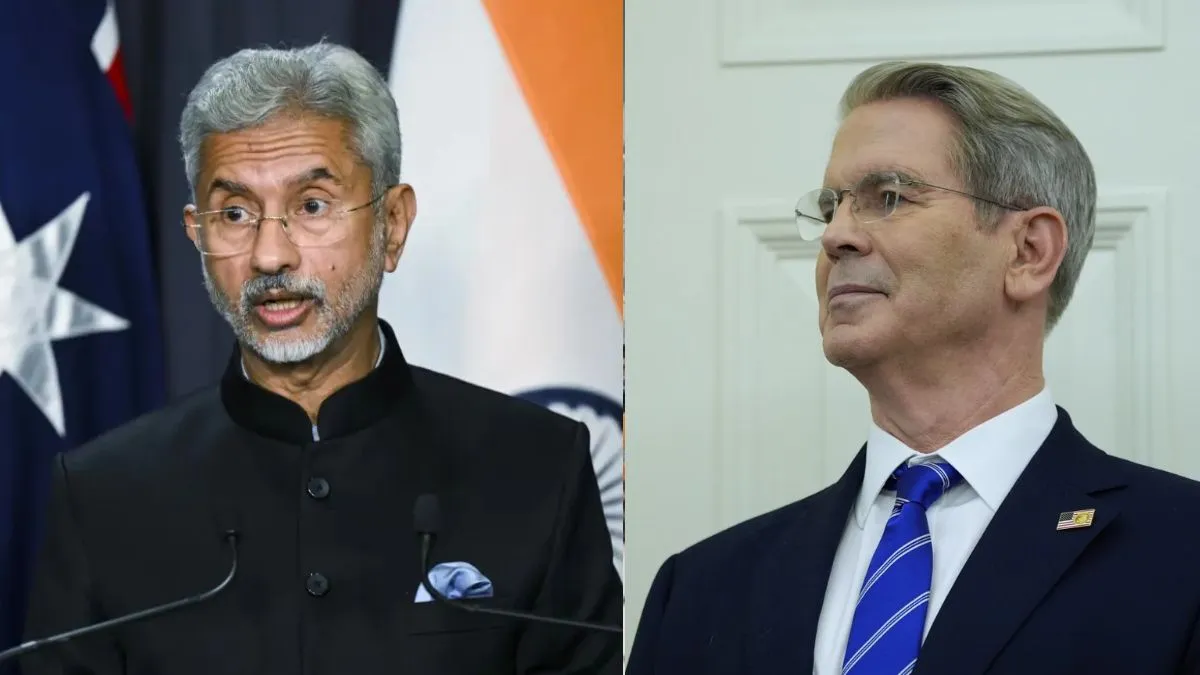 जयशंकर के तीखे बयान की USA के TV चैनलों पर चर्चा, ट्रंप के वित्त मंत्री बोले-भारत दुनिया का बड़ा लोकतंत्र, अंत में हम हो लेंगे साथ जयशंकर के तीखे बयान की USA के TV चैनलों पर चर्चा, ट्रंप के वित्त मंत्री बोले-भारत दुनिया का बड़ा लोकतंत्र, अंत में हम हो लेंगे साथ