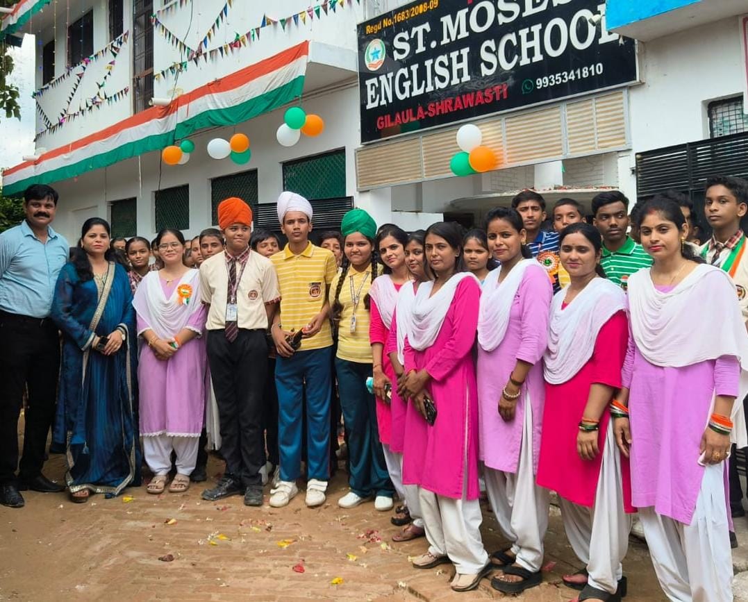 ग्रामीण क्षेत्र में सेंट मोजेस इंग्लिश स्कूल जगा रहा नन्हें सपने