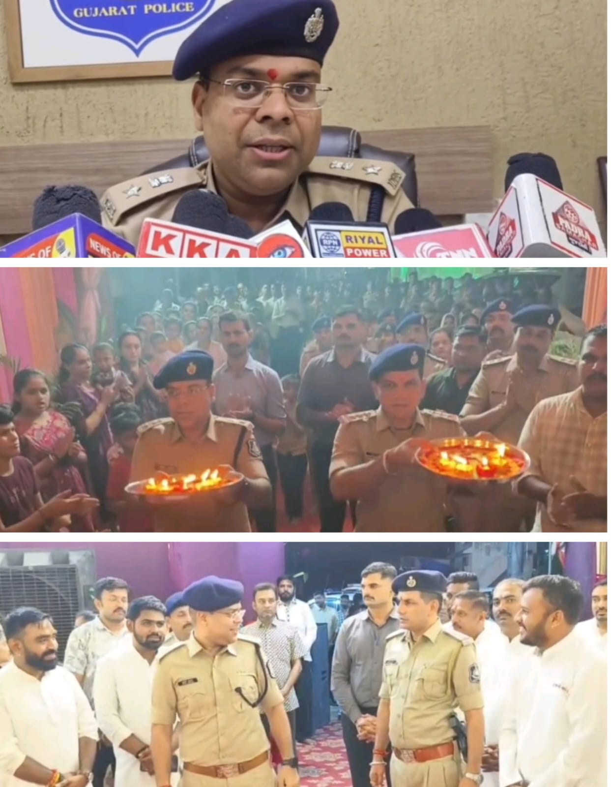 वडोदरा : गणपति बप्पा के विसर्जन में पादरा पुलिस की अनूठी मिसाल, पुलिस प्रमुख सुशील अग्रवाल ने बढ़ाया उत्साह