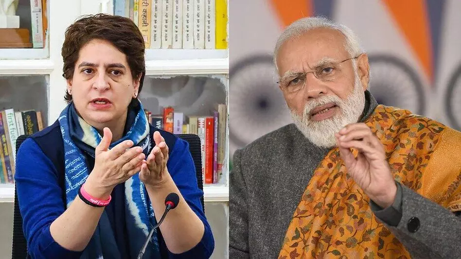 प्रियंका गांधी ने पीएम मोदी पर साधा निशाना, मणिपुर दौरे की देरी को बताया जनता के साथ अन्याय प्रियंका गांधी ने पीएम मोदी पर साधा निशाना, मणिपुर दौरे की देरी को बताया जनता के साथ अन्याय