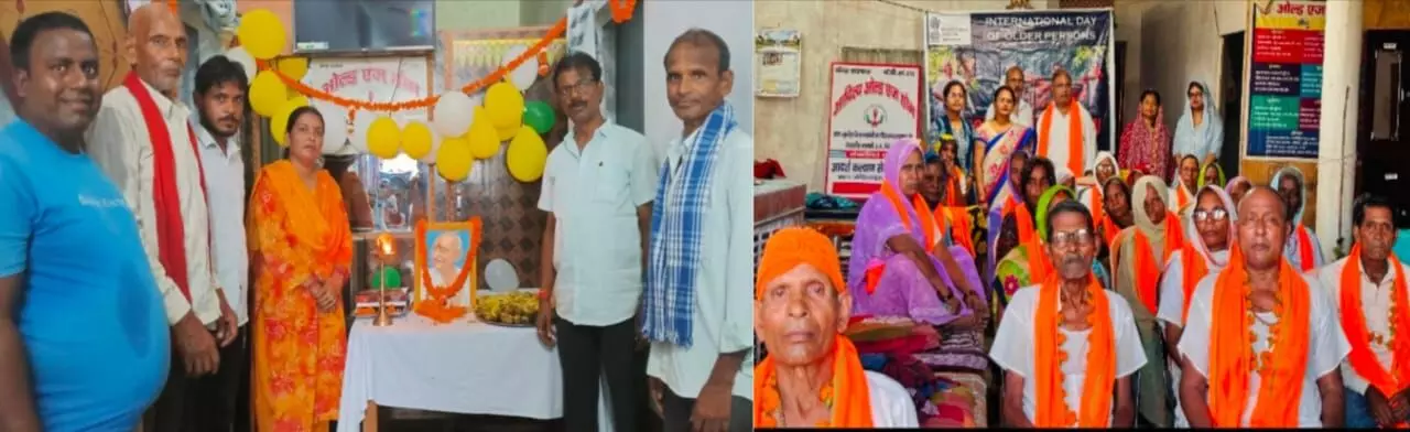 वृद्धजनों के आशीर्वाद संग गूंजे गांधी-शास्त्री अमर रहें के जयघोष- अंतर्राष्ट्रीय वृद्ध दिवस पर वृद्धाश्रमों में हुआ भव्य आयोजन