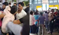 पटना एयरपोर्ट पर कांग्रेस कार्यकर्ताओं का बवाल, टिकट बंटवारे को लेकर मचा हंगामा पटना एयरपोर्ट पर कांग्रेस कार्यकर्ताओं का बवाल, टिकट बंटवारे को लेकर मचा हंगामा